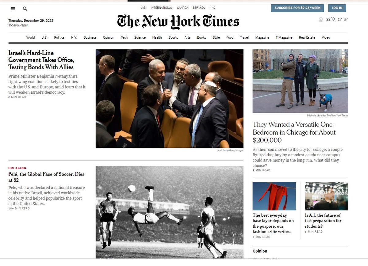 Jornal The New York Times processa a Microsoft e o ChatGPT ...