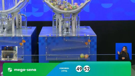 Ninguém acerta a Mega-Sena 2996 e prêmio acumula em R$ 52 milhões; veja os números sorteados