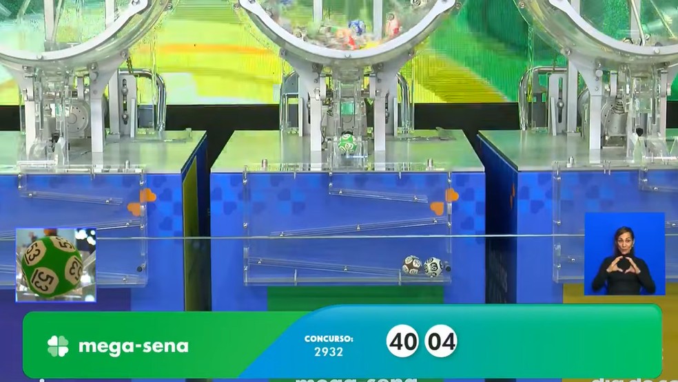 Números sorteados Mega-Sena 2932