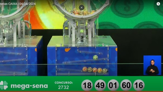 Mega-Sena 2732 acumula, e prêmio vai a R$ 100 milhões
