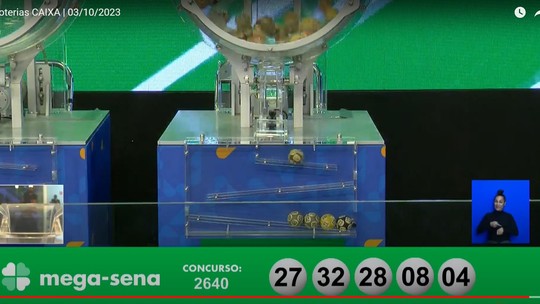 Resultado da Mega-Sena 2640 com prêmio de R$ 27,5 milhões é divulgado; veja números sorteados