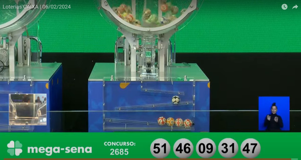 うぃる Ninguém acerta as seis dezenas da Mega-Sena 2685, e prêmio vai a R