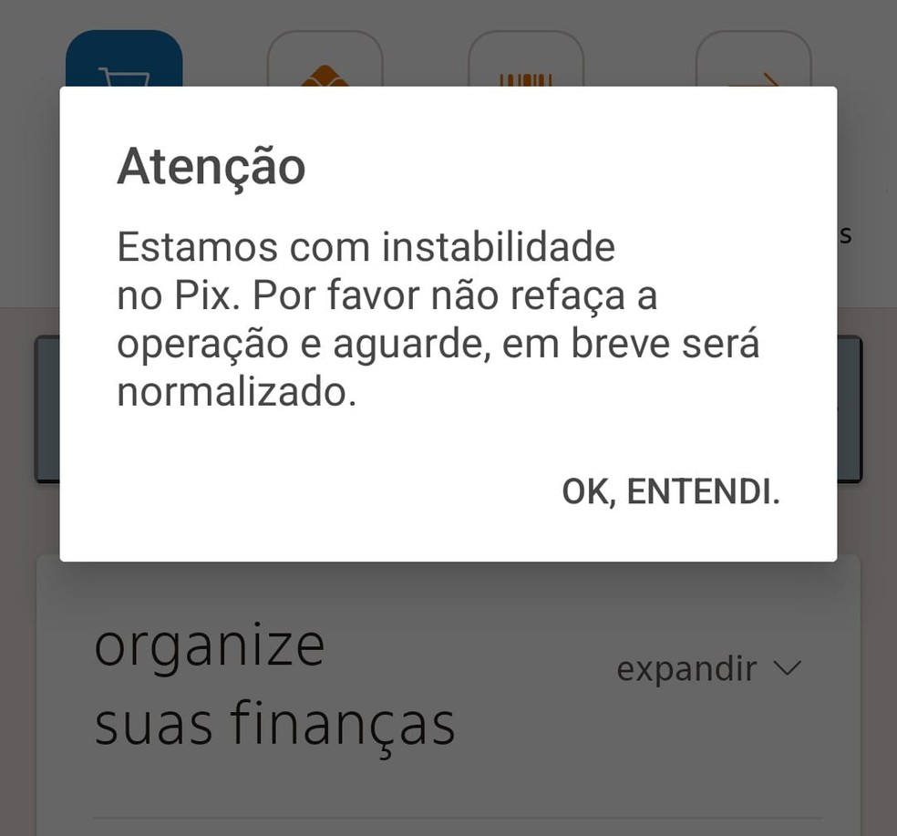 Imagem ilustrativa sobre PIX fora do ar: Banco do Brasil, Caixa, Bradesco, Itaú, Santander e Banco do Nordeste relatam falha simultânea