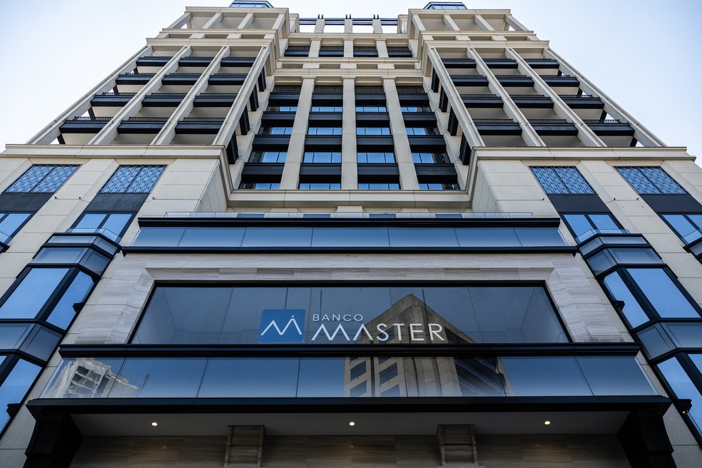 Fachada do Banco Master — Foto: Agência O Globo