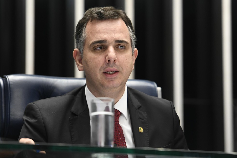 Rodrigo Pacheco, presidente do Senado — Foto: Edilson Rodrigues/Agência Senado