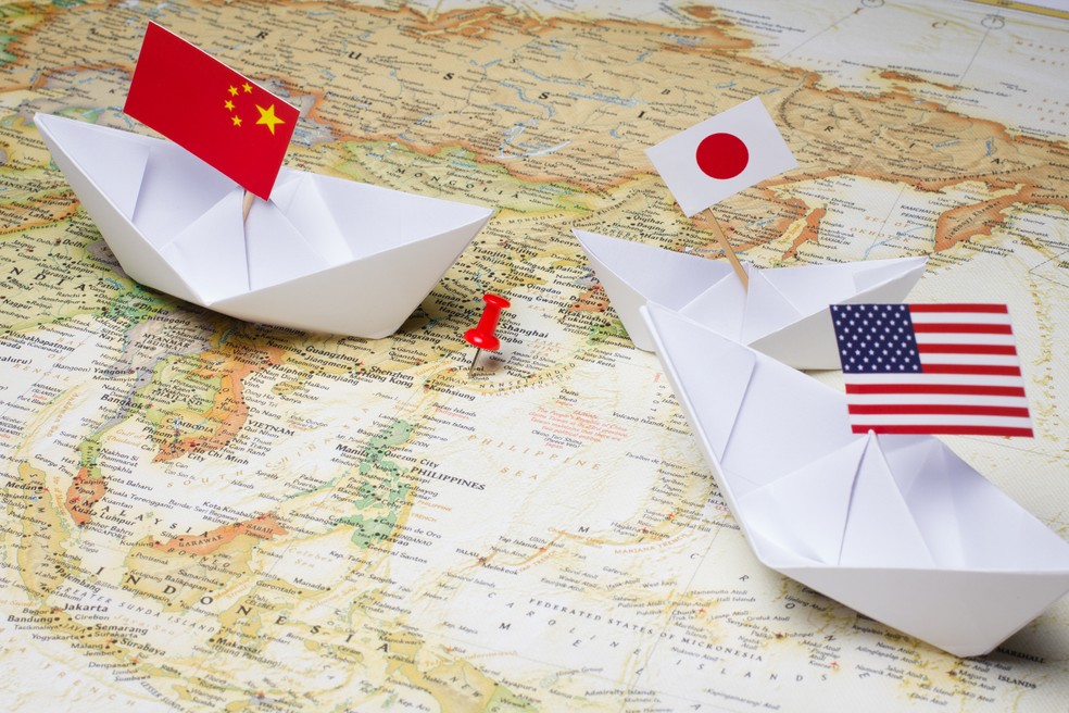 China e Japão — Foto: Getty Images