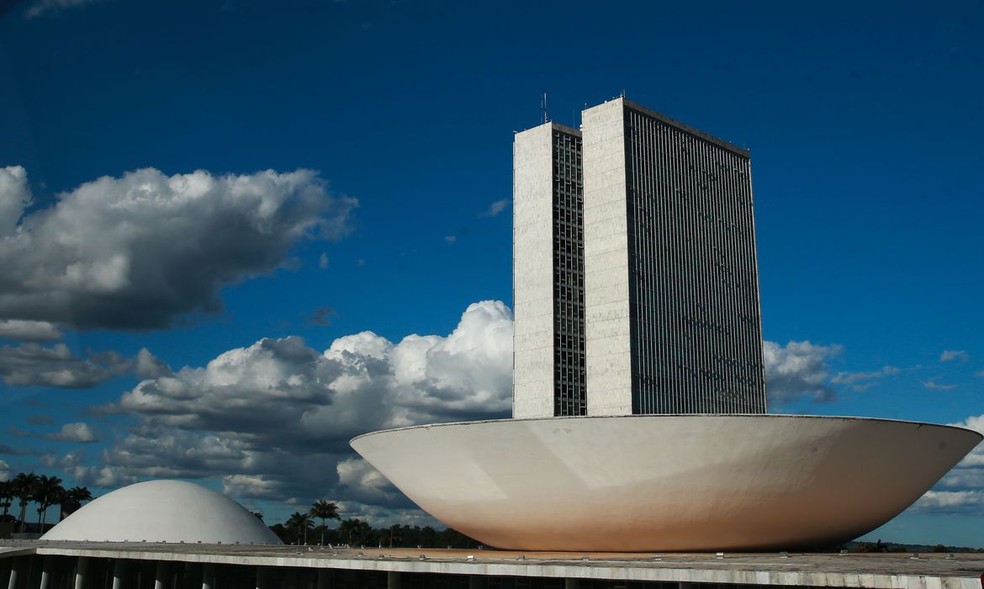 Cúpula da Câmara dos Deputados Congresso Brasília  — Foto: Marcello Casal Jr/Agência Brasil
