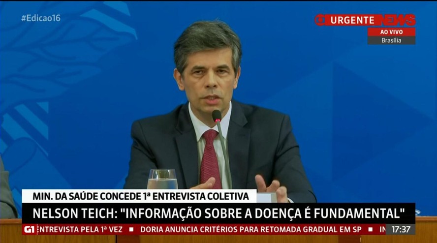 Ministro da Saúde diz que para uso da cloroquina depende