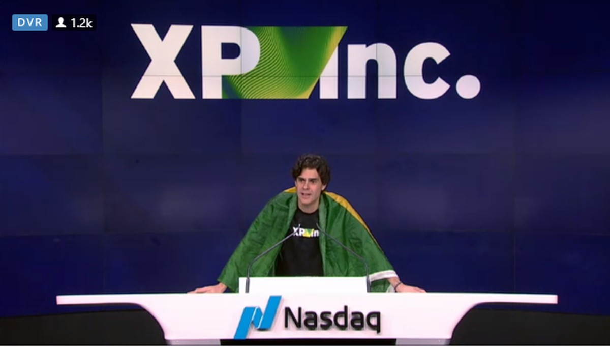XP estreia com alta de 27% na Nasdaq