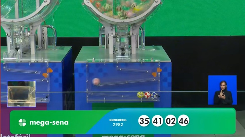 Mega-Sena 2982 — Foto: Reprodução