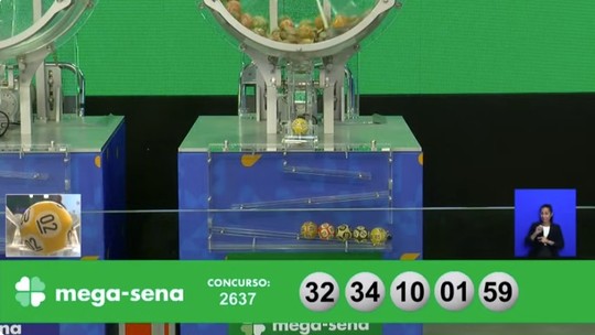 Mega-Sena 2637 acumula e prêmio vai a R$ 5,2 milhões