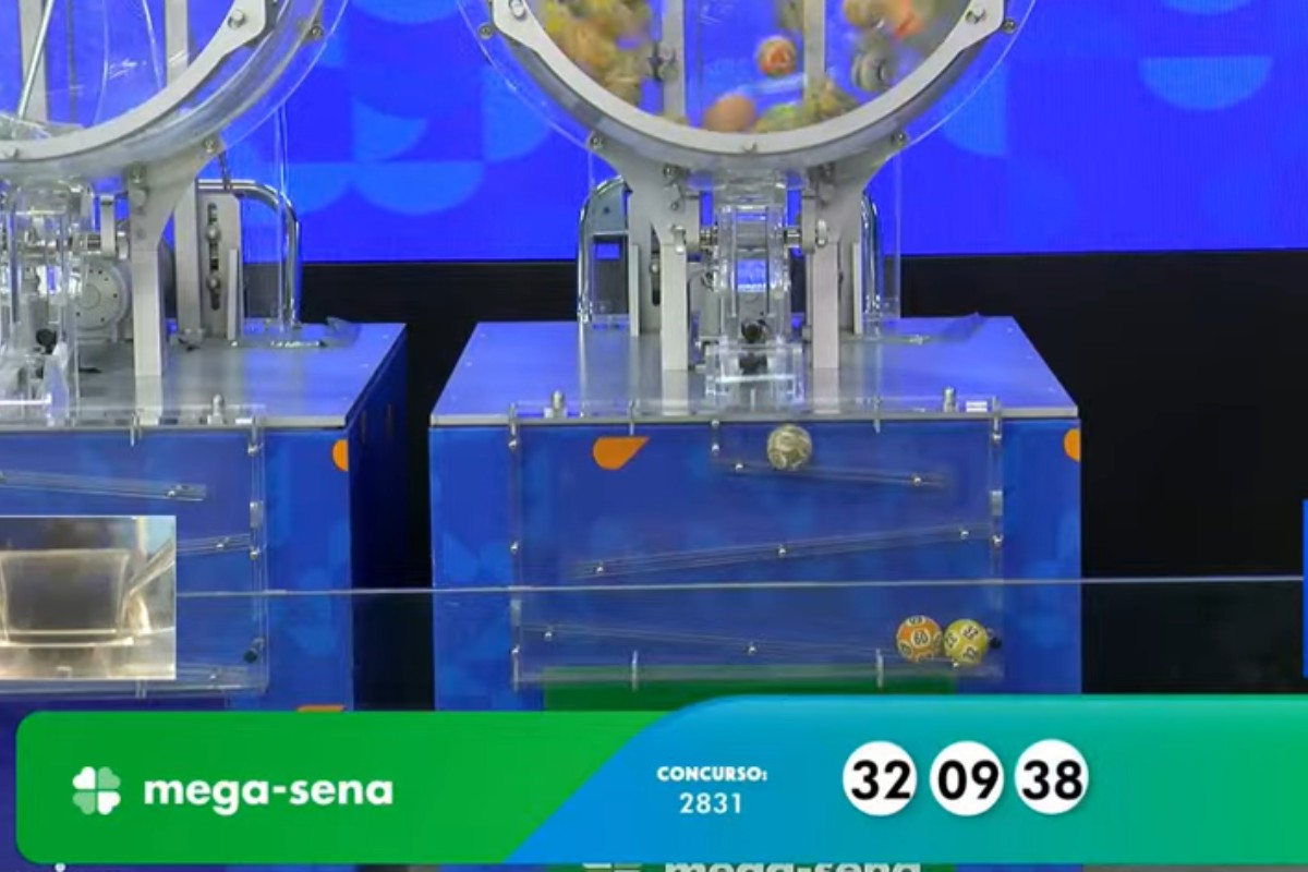 Ninguém acerta as seis dezenas da Mega-Sena 2831, e prêmio vai a R$ 120 milhões; veja números sorteados